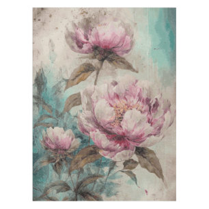 Painted Peonies - Table Cloth