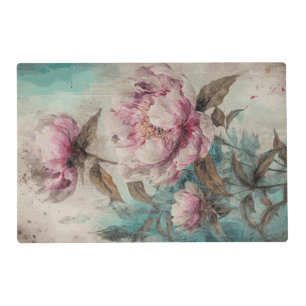 Painted Peonies - Table Placemat
