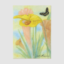 Painted Petals Pitcher Tissue Paper