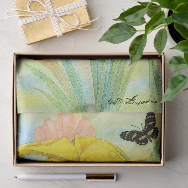 Painted Petals Pitcher Tissue Paper (Gift)