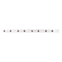 Painted Pine Cone Customized Wedding Ribbon