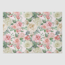 Painted Pink and White Rose Garden
