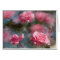 Painted Pink Roses Blank Card