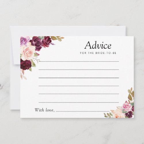 painted plum purple  peach floral advice