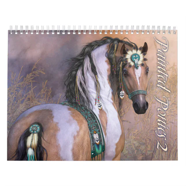 Painted Ponies 2 Calendar Zazzle