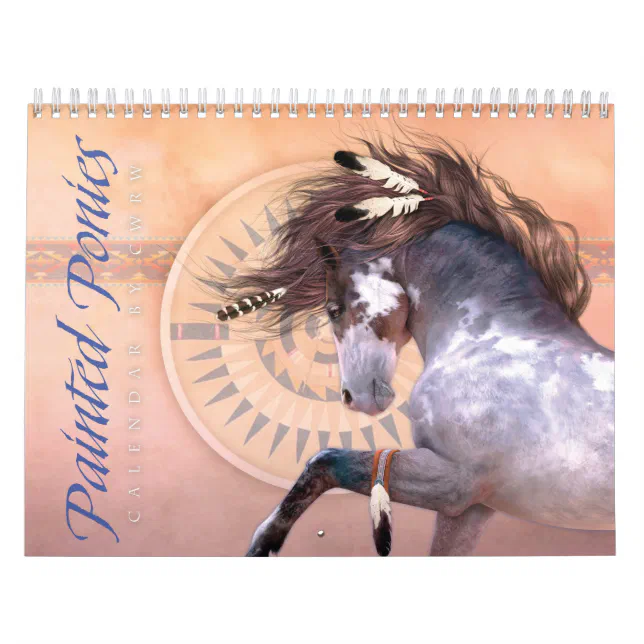 Painted Ponies Calendar Zazzle