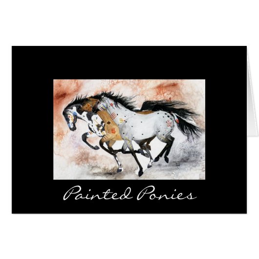 Painted Ponies Cards (Front Horizontal)