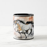 Painted Ponies Two-tone Coffee Mug at Zazzle