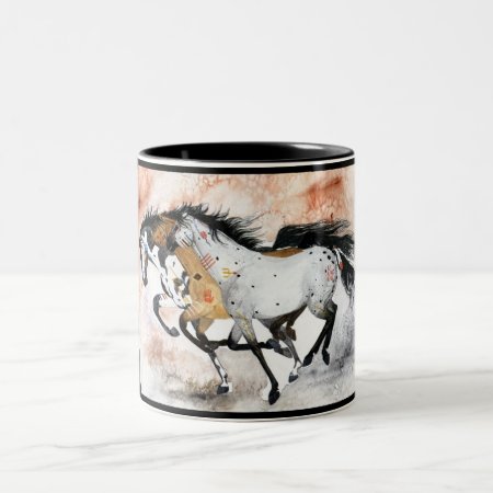 Painted Ponies Two-tone Coffee Mug