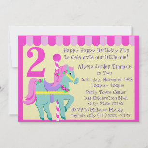 Painted Pony/ Birthday Invitation
