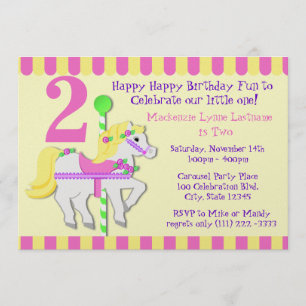 Painted Pony Birthday Party Invitation