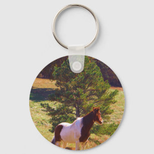 Painted Pony  by the Pine Keychain