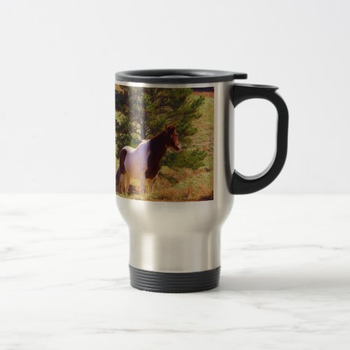 Painted Pony  by the Pine Travel Mug