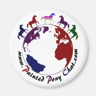 Painted Pony Chat Magnet