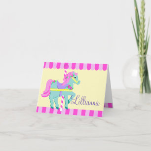 Painted Pony Personalized Note Note Card