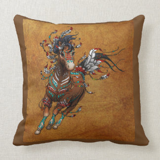 painted pony throw pillow