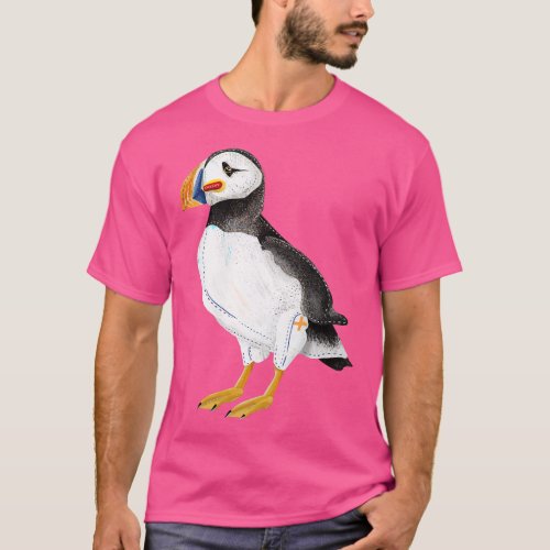 Painted Puffin T_Shirt