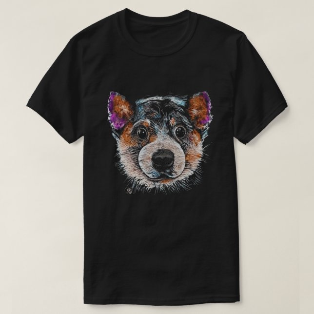 Painted Puppy T-Shirt (Design Front)