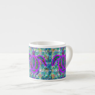 Painted Purple Turtle Espresso Mug