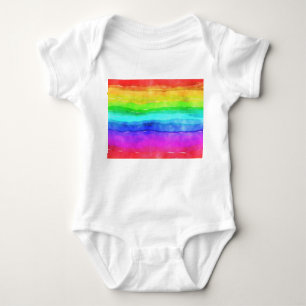 Painted Rainbow Baby Bodysuit