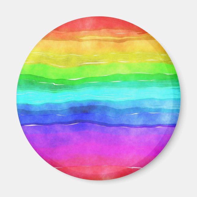 Painted Rainbow Magnet (Front)