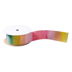 Painted Rainbow Ribbon