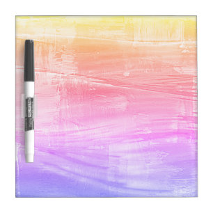 Painted Rainbow Sea Colorful Dry Erase Board
