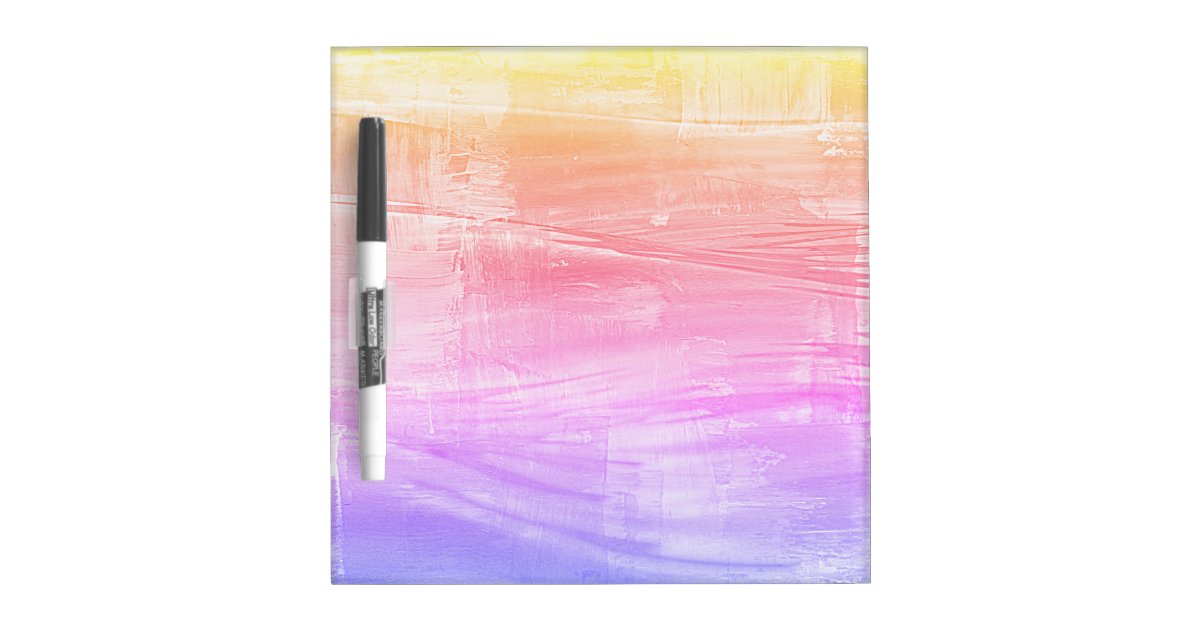 Painted Rainbow Sea Colorful Dry Erase Board | Zazzle.com