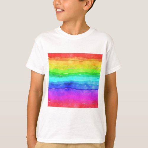 Painted Rainbow T_Shirt