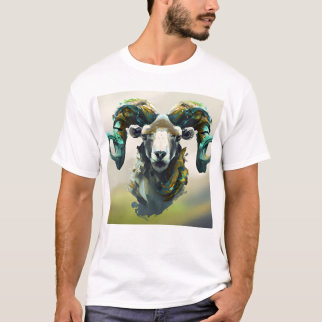 Painted Ram T-Shirt (Front)
