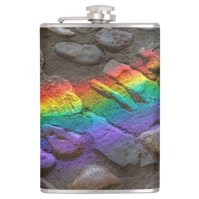 Painted Rock  Flask (Front)