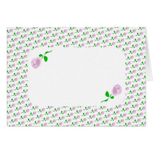 Painted Rose Cards (Front Horizontal)