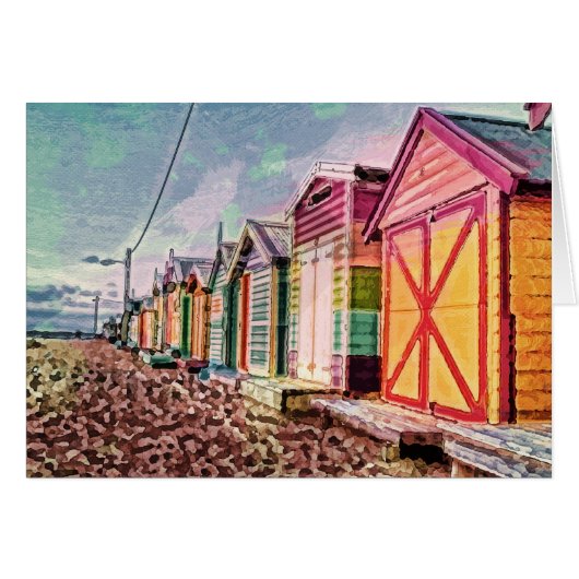 Painted Sea Baths Cards (Front Horizontal)