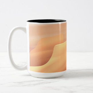 Painted Skies & Desert Vibes Two-Tone Coffee Mug