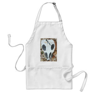 painted skull adult apron
