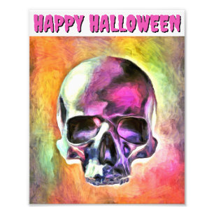 Painted skull. Customized Photo Print
