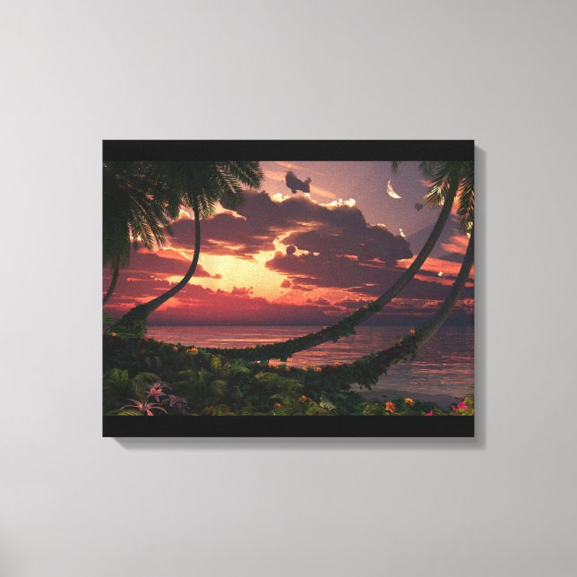 Painted Sky Canvas Print (Front)