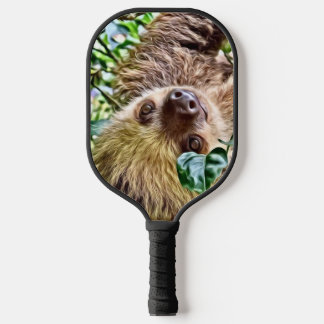 painted Sloth  Pickleball Paddle