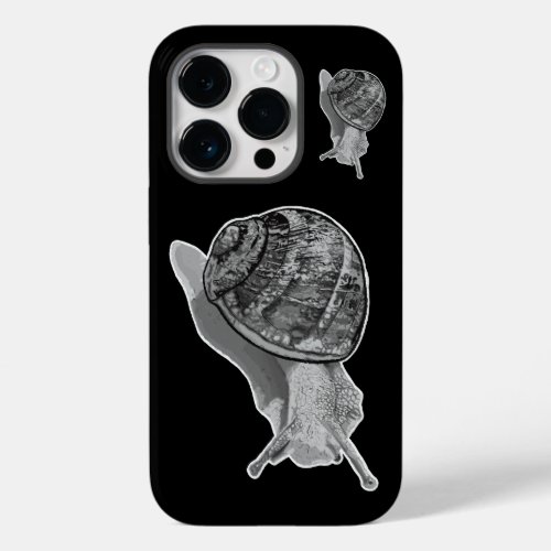 Painted Snail Stickers Case_Mate iPhone 14 Pro Case