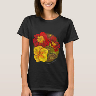 Painted spring primula fine art t-shirt