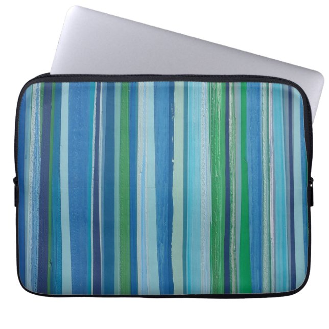 Painted Stripe Laptop Sleeve (Front)