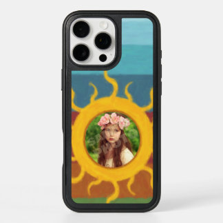 Painted Sun Photo Template iPhone 16 Pro Max Case