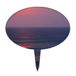 Painted Sunset Cake Topper