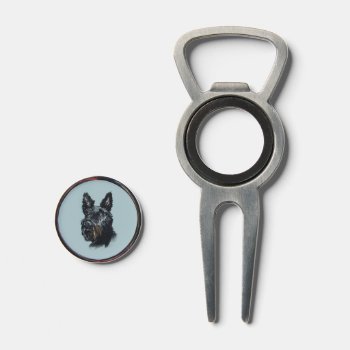 Painted Terrier Divot Tool by UndefineHyde at Zazzle