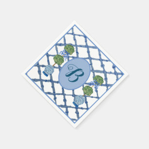 Painted Topiary Chinoiserie Ginger Jars Jar  Napkins