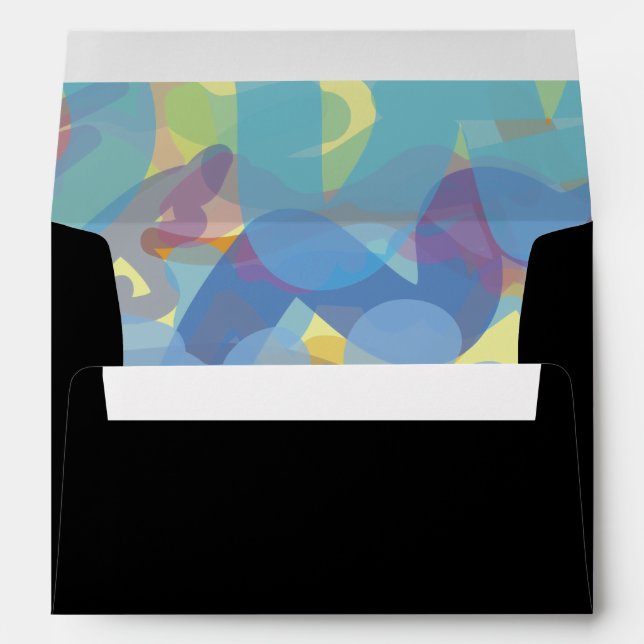 PAINTED TORAH Bat Bar Mitzvah Pre-Adressed Envelope (Back (Bottom))