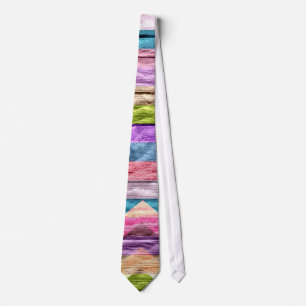 Painted Trendy Chevron Neck Tie