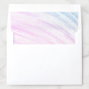 Painted Tropical Leaf Envelope Liner