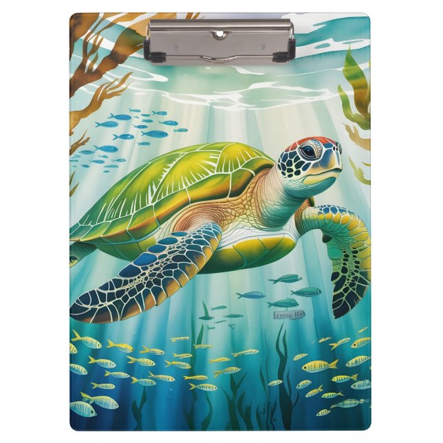 Painted Turtle Clipboard (Front)