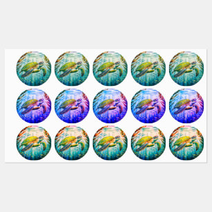 Painted Turtle Labels